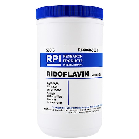 Rpi Riboflavin (Vitamin B2), 500g R64040-500.0