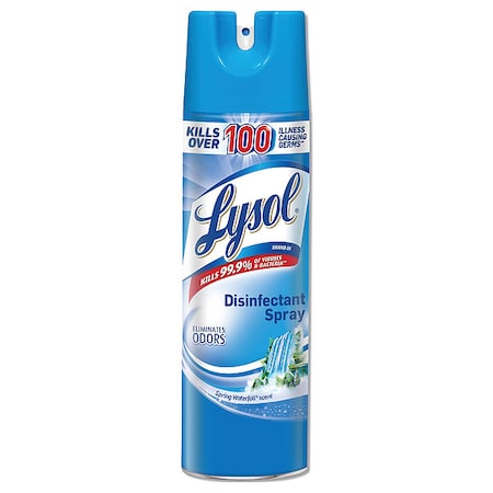 Lysol Disinfectant Spray, 19 oz. Aerosol, Spring Waterfall 19200-79326