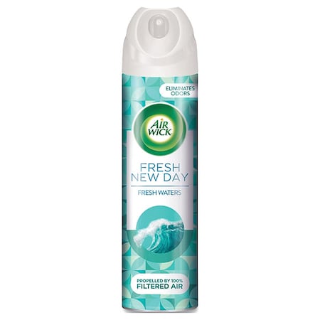 Air Wick Aerosol Air Freshener, Fresh Waters, 8 oz Aerosol Spray, PK12 62338-77002