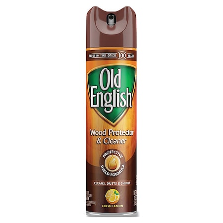 Old English Furniture Polish, Fresh Lemon Scent, 12.5 oz, Aerosol Spray 62338-74035