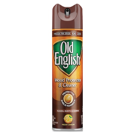 Old English Furniture Polish, Fresh Lemon Scent, 12.5 oz Aerosol Spray, PK12 62338-74035