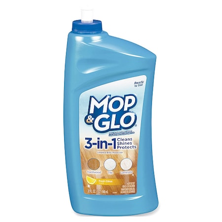 Mop & Glo Triple Action Floor Cleaner, Fresh Citrus Scent, 32 oz Bottle 19200-89333