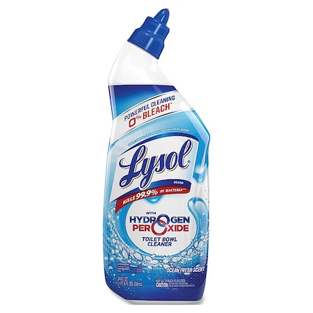 Lysol Toilet Bowl Cleaner with Hydrogen Peroxide, Ocean Fresh Scent, 24 oz, PK9 19200-98011