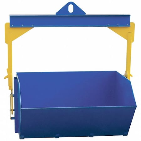 Vestil Self Dumping Hopper, Blue, 6,000 lb SDB-200-6 | Zoro
