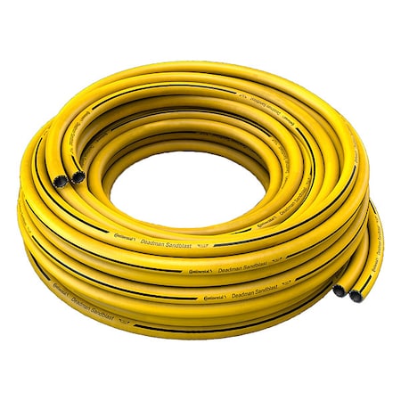 Continental Abrasive Blasting Hose, 80 ft, Yellow SDM316-80