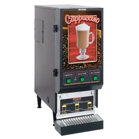 Bunn Cappuccino Dispenser, 1,800 W, 120V, 4 lb SET00.0197