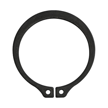 Zoro Select Snap Ring, Spring Steel Black Phosphate Finish, 6 in Shaft Dia SH-550