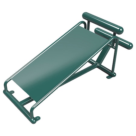 Triactive Usa Sit Up Board, 24 1/4 in H, Green SITB