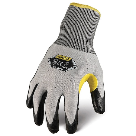 Ironclad Performance Wear Knit Gloves, Cut Level A3 , Polyurethane , Smooth , 3XL 1 PR SKC3PU-07-XXXL