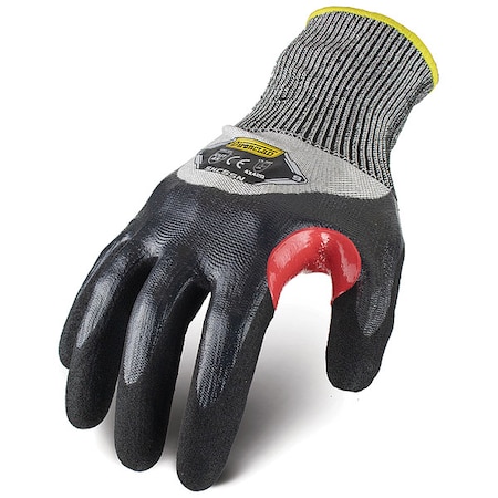 Ironclad Performance Wear Knit Gloves, Cut Level A7 , Nitrile , Sandy , 3XL 1 PR SKC5SN2-07-XXXL