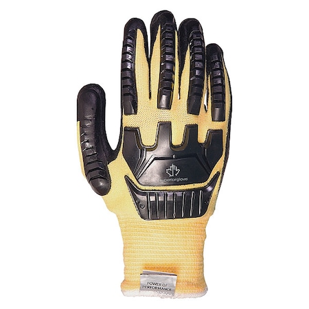 Superior Glove Cut Resistant Impact Coated Gloves, Cut Level A4 , Dipped , Nitrile , Sandy , S 1 PR SKFGFNVB-S