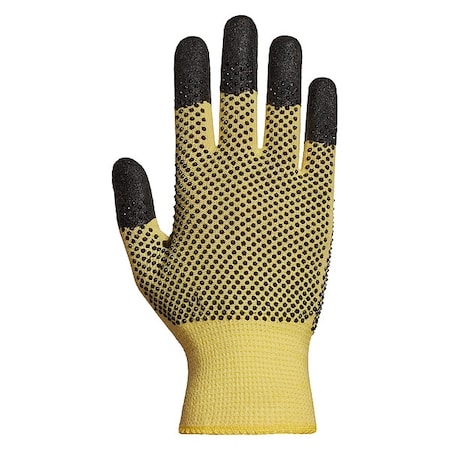 Superior Glove Coated Gloves, Cut Level A4 , Dotted , Microporous Nitrile , Dotted , S 1 PR SKFG2DFT-7