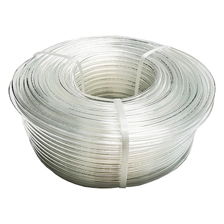 Zoro Select Tubing, 1/4In IDx3/8 In OD, 250 Ft, Natural 806FH0