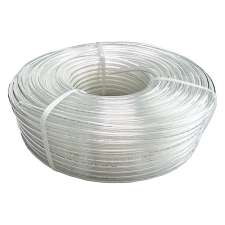 Zoro Select Tubing, 6.5mm IDx10mm OD, 250 Ft, Natural 806FJ0
