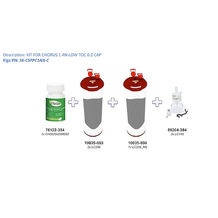 Elga CHORUS 1 ANR, KIT, CONSUMABLES SK-CSPPC1AN-C