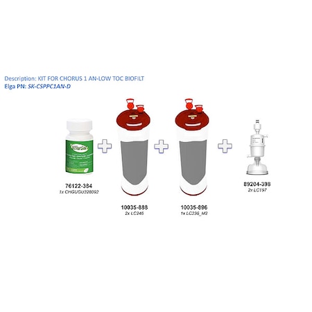 Elga CHORUS 1 ANR, KIT, CONSUMABLES SK-CSPPC1AN-D