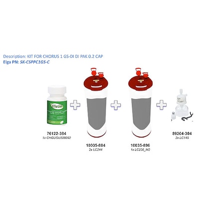 Elga CHORUS 1 GS, KIT, CONSUMABLES SK-CSPPC1GS-C