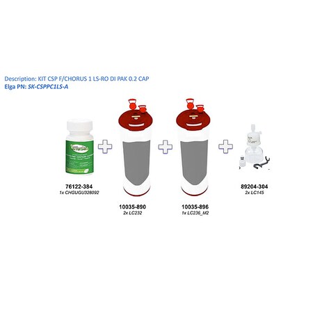 Elga CHORUS 1 LS, KIT, CONSUMABLES SK-CSPPC1LS-A
