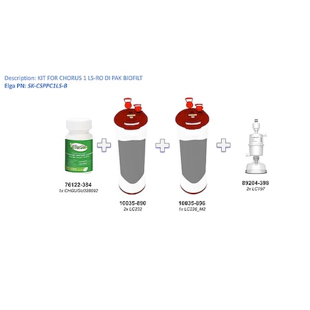 Elga CHORUS 1 LS, KIT, CONSUMABLES SK-CSPPC1LS-B