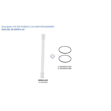 Elga CHORUS 1, UV, ORINGS SK-CSPPC1-UV