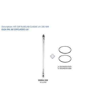 Elga CLASSIC, KIT, UV, ORINGS SK-CSPCLASSIC-UV