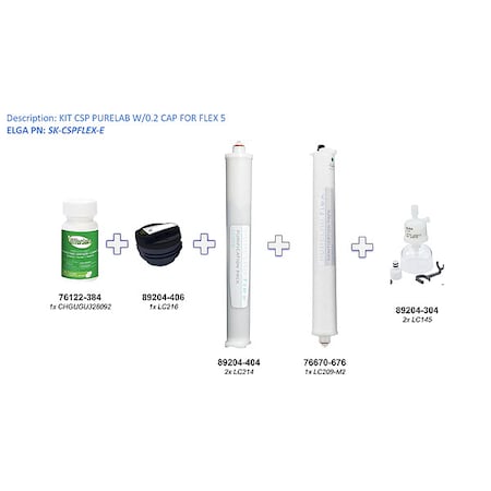 Elga FLEX, CONSUMABLES, KIT SK-CSPFLEX-E