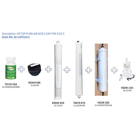 Elga FLEX, CONSUMABLES, KIT SK-CSPFLEX-C