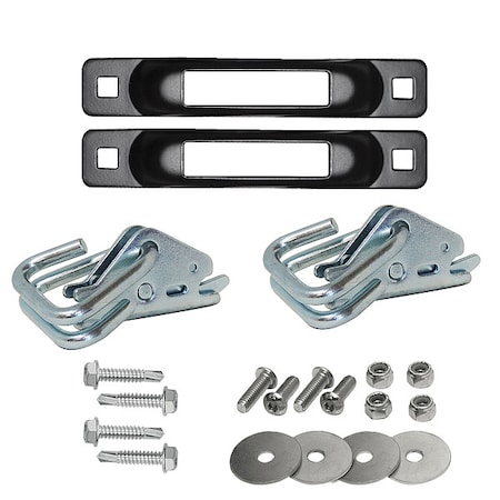 Snap-Loc Logistic Tie-Down Anchor Kit, Stl, 1000lb. SLCTDAK