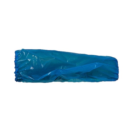 Superior Glove SLPD16EB Protective Sleeves, 16 in Length, 0.68 mil Thick, Not Applicable Seam, Blue, 100 PK SLPD16EB-L
