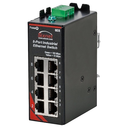 Red Lion Ethernet Switch SL-8ES-1