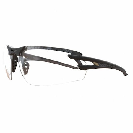 Edge Eyewear Salita, Safety Glasses, Anti-Fog, Clear Lens, Black Frame, Half-Frame SL111VS