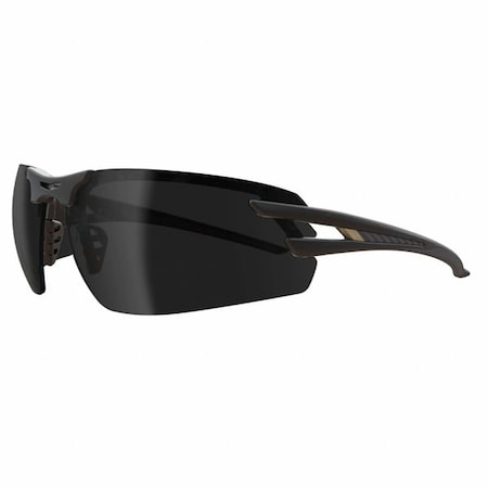 Edge Eyewear Salita, Safety Glasses, Anti-Fog, Smoke Lens, Black Frame, Half-Frame SL116VS