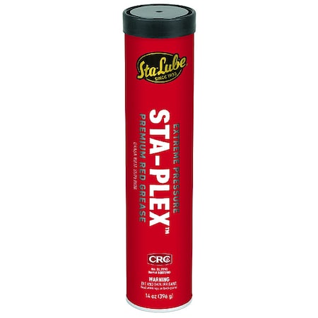 STA-LUBE 14 oz Extreme Pressure Grease Cartridge Red SL3190