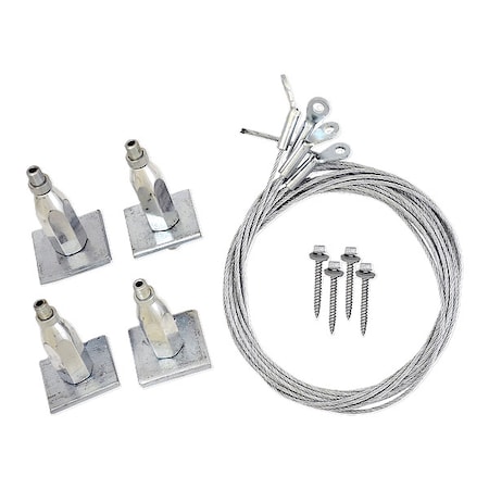 Durodyne Suspension Kit, w/ 2" Wood Screw, 250 lb 32026