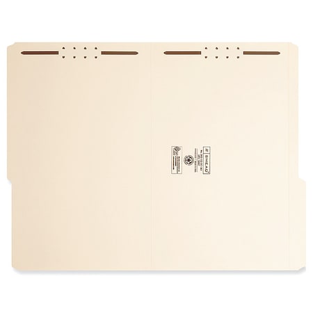 Zoro Select File Fastener Folder, Manila, PK50 19587