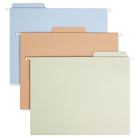 Zoro Select Hanging Folder Fast Tab, Assorted Colors, PK18 64054