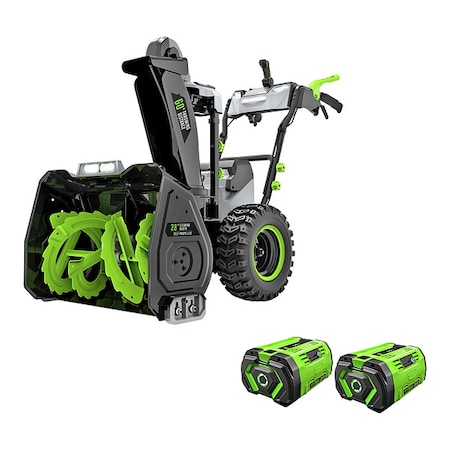 Ego Cordless Walk-Behind Snow Blower Kit, 28 in Clearing Path, 14 in Auger Diameter SNT2807