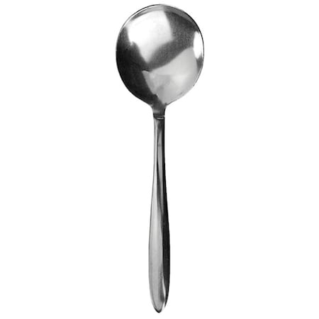 Iti Bouillon Spoon, 5 7/8 in L, Silver, PK12 SN-113