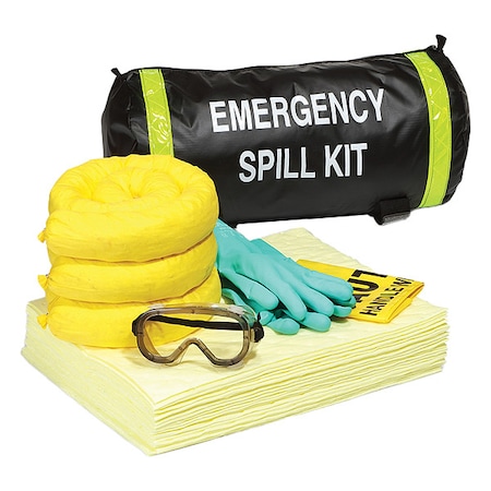 Spilltech Spill Kit, 8 gal Volume Absorbed per Kit, Not Applicable Capacity, Duffel Bag SPKHZ-LIFT
