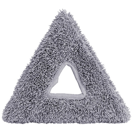 Unger Washing Pad, Microfiber, 1 in H, Gray, PK5 SRPD2