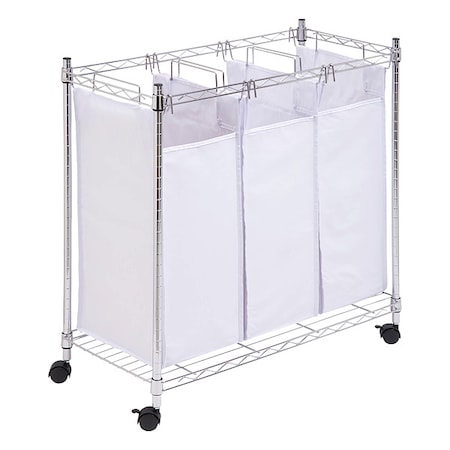 Honey-Can-Do Laundry Sorter, 3-Compartment SRT-01157