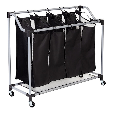 Honey-Can-Do Laundry Sorter, 4-Compartment SRT-01682