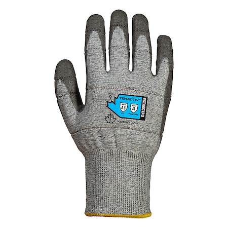 Superior Glove Cut-Resistant Gloves, Cut Level A5 , Polyurethane , Smooth , M 1 PR STAGCTPU-8