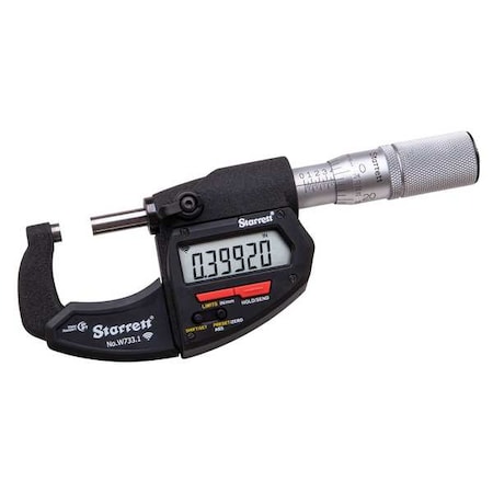 Starrett Wireless Digital Micrometer W733.1XFLZ-2