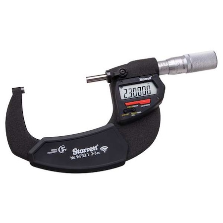 Starrett Wireless Digital Micrometer W733.1XFL-1