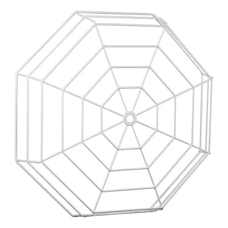 Safety Technology International Clock/Bell Guard, Steel, Flush Mount, 20 3/4 in W x 20 3/4 in H x 3 5/8 in D, White STI-9636