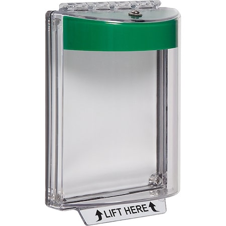 Safety Technology International Universal Stopper Cover, Polycarbonate, Flush Mount, 5 1/2 in W x 8 1/8 in H x 2 5/8 in D STI-13020NG