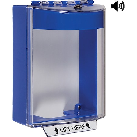 Safety Technology International Universal Stopper Cover, Polycarbonate, Surface Mount, 5 1/2 in W x 8 1/8 in H x 4 in D STI-13220NB