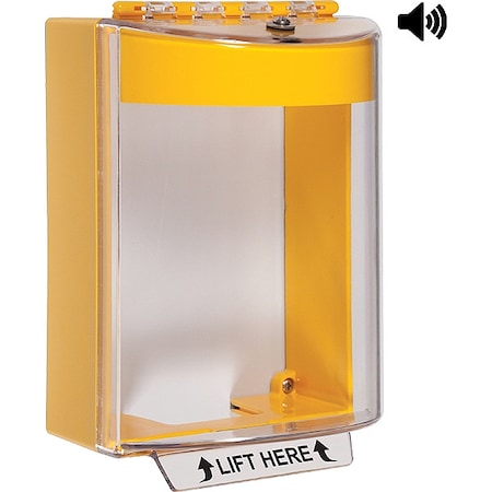 Safety Technology International Universal Stopper Cover, Polycarbonate, Surface Mount, 5 1/2 in W x 8 1/8 in H x 4 in D STI-13220NY