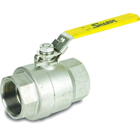 Sharpe Valves Manual 2-Way Ball Valve, NPT, 316 SS 4353010140